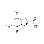 4-Fluoro-5,7-dimethoxybenzothiophene-2-carboxylic Acid