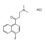 3-(Dimethylamino)-1-(4-fluoro-1-naphthyl)-1-propanone Hydrochloride