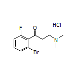 1-(2-Bromo-6-fluorophenyl)-3-(dimethylamino)-1-propanone Hydrochloride