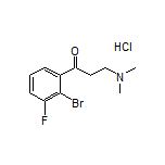 1-(2-Bromo-3-fluorophenyl)-3-(dimethylamino)-1-propanone Hydrochloride