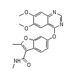 6-[(6,7-Dimethoxyquinazolin-4-yl)oxy]-N,2-dimethylbenzofuran-3-carboxamide