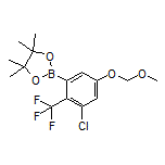 3-Chloro-5-(methoxymethoxy)-2-(trifluoromethyl)phenylboronic Acid Pinacol Ester