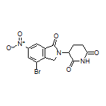 3-(4-Bromo-6-nitro-1-oxo-2-isoindolinyl)piperidine-2,6-dione