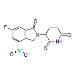 3-(6-Fluoro-4-nitro-1-oxo-2-isoindolinyl)piperidine-2,6-dione