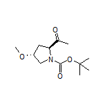 1-[(2S,4R)-1-Boc-4-methoxy-2-pyrrolidinyl]ethanone