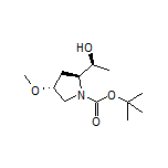 (S)-1-[(2S,4R)-1-Boc-4-methoxy-2-pyrrolidinyl]ethanol