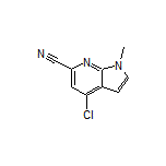 4-Chloro-1-methyl-7-azaindole-6-carbonitrile