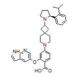 (S)-2-[(7-Azaindole-5-yl)oxy]-4-[2-[2-(2-isopropylphenyl)-1-pyrrolidinyl]-7-azaspiro[3.5]nonan-7-yl]benzoic Acid