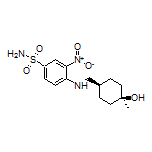 4-[[(trans-4-Hydroxy-4-methylcyclohexyl)methyl]amino]-3-nitrobenzenesulfonamide