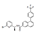 (S)-N-[1-(6-Bromo-2-pyridyl)ethyl]-5-[4-(trifluoromethyl)phenyl]-2-naphthamide