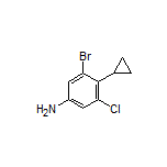 3-Bromo-5-chloro-4-cyclopropylaniline