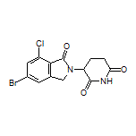 3-(5-Bromo-7-chloro-1-oxo-2-isoindolinyl)piperidine-2,6-dione