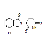 3-(4-Chloro-1-oxo-2-isoindolinyl)piperidine-2,6-dione