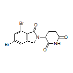 3-(5,7-Dibromo-1-oxo-2-isoindolinyl)piperidine-2,6-dione