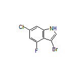 3-Bromo-6-chloro-4-fluoroindole