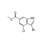 Methyl 3-Bromo-4-chloroindole-6-carboxylate