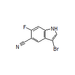 3-Bromo-6-fluoroindole-5-carbonitrile