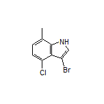 3-Bromo-4-chloro-7-methylindole