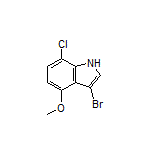 3-Bromo-7-chloro-4-methoxyindole