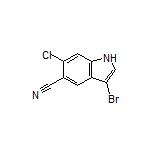 3-Bromo-6-chloroindole-5-carbonitrile