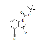 1-Boc-3-bromo-4-cyanoindole