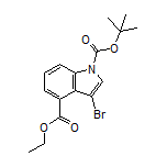 Ethyl 1-Boc-3-bromoindole-4-carboxylate