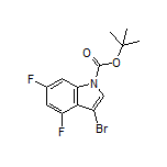 1-Boc-3-bromo-4,6-difluoroindole