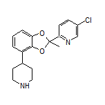 5-Chloro-2-[2-methyl-4-(piperidin-4-yl)benzo[d][1,3]dioxol-2-yl]pyridine