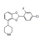 4-[2-(4-Chloro-2-fluorophenyl)benzo[d][1,3]dioxol-4-yl]piperidine