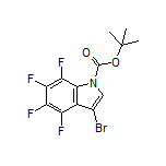 1-Boc-3-bromo-4,5,6,7-tetrafluoroindole