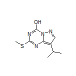 8-Isopropyl-2-(methylthio)pyrazolo[1,5-a][1,3,5]triazin-4-ol