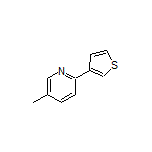 5-Methyl-2-(3-thienyl)pyridine