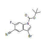 1-Boc-3-bromo-5-cyano-6-fluoroindole