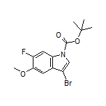 1-Boc-3-bromo-6-fluoro-5-methoxyindole