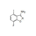 3-Amino-7-fluoro-4-iodobenzisoxazole