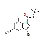 1-Boc-3-bromo-5-cyano-7-fluoroindole