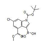 1-Boc-6-chloro-4-(methoxycarbonyl)indole-3-boronic Acid