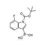 1-Boc-7-fluoroindole-3-boronic Acid