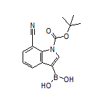 1-Boc-7-cyanoindole-3-boronic Acid