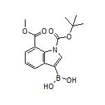 1-Boc-7-(methoxycarbonyl)indole-3-boronic Acid