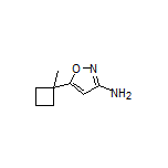 5-(1-Methylcyclobutyl)isoxazol-3-amine