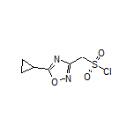 (5-Cyclopropyl-1,2,4-oxadiazol-3-yl)methanesulfonyl Chloride