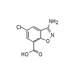 3-Amino-5-chlorobenzisoxazole-7-carboxylic Acid