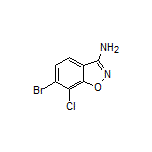 3-Amino-6-bromo-7-chlorobenzisoxazole