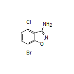 3-Amino-7-bromo-4-chlorobenzisoxazole