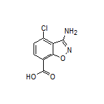 3-Amino-4-chlorobenzisoxazole-7-carboxylic Acid