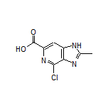 4-Chloro-2-methyl-1H-imidazo[4,5-c]pyridine-6-carboxylic Acid