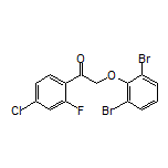 1-(4-Chloro-2-fluorophenyl)-2-(2,6-dibromophenoxy)ethanone