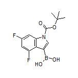 1-Boc-4,6-difluoroindole-3-boronic Acid