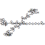 36-[[(2R,3R,4R,5R,6R)-3-Acetamido-4,5-dihydroxy-6-(hydroxymethyl)tetrahydro-2H-pyran-2-yl]oxy]-21,21-bis[[3-[[3-[5-[[(2R,3R,4R,5R,6R)-3-acetamido-4,5-dihydroxy-6-(hydroxymethyl)tetrahydro-2H-pyran-2-yl]oxy]pentanamido]propyl]amino]-3-oxopropoxy]methyl]-19,26,32-trioxo-4,7,10,13,16,23-hexaoxa-20,27,31-triazahexatriacontan-1-oic Acid